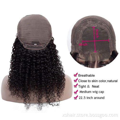 Genuine Front Hd Closure Kinky Straight Jerry Curl Indian 40 Inch 100% Human Hair Lace Wig Short Human Hair Lace Front Wig